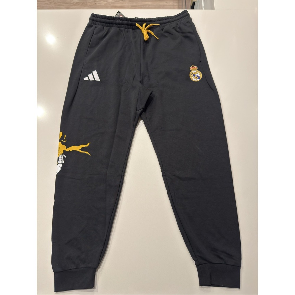 Adidas Marvel Thor Sweatpants Men XL Black French Terry Drawstring KB4396